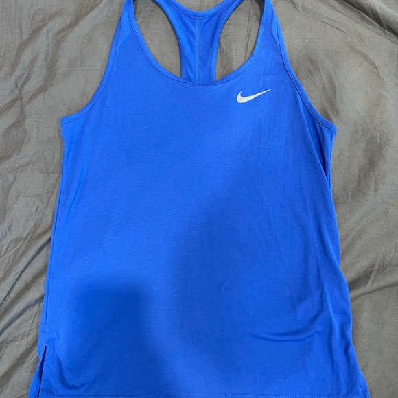 Nike Dri-FIT Royal Blue Tank - Picture 1 of 5